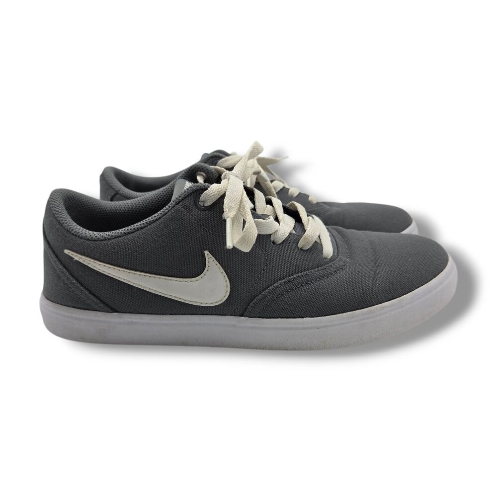 Nike‎ Check Solarsoft Canvas SB Womens 9 Cool Grey 921463-011 Sneakers